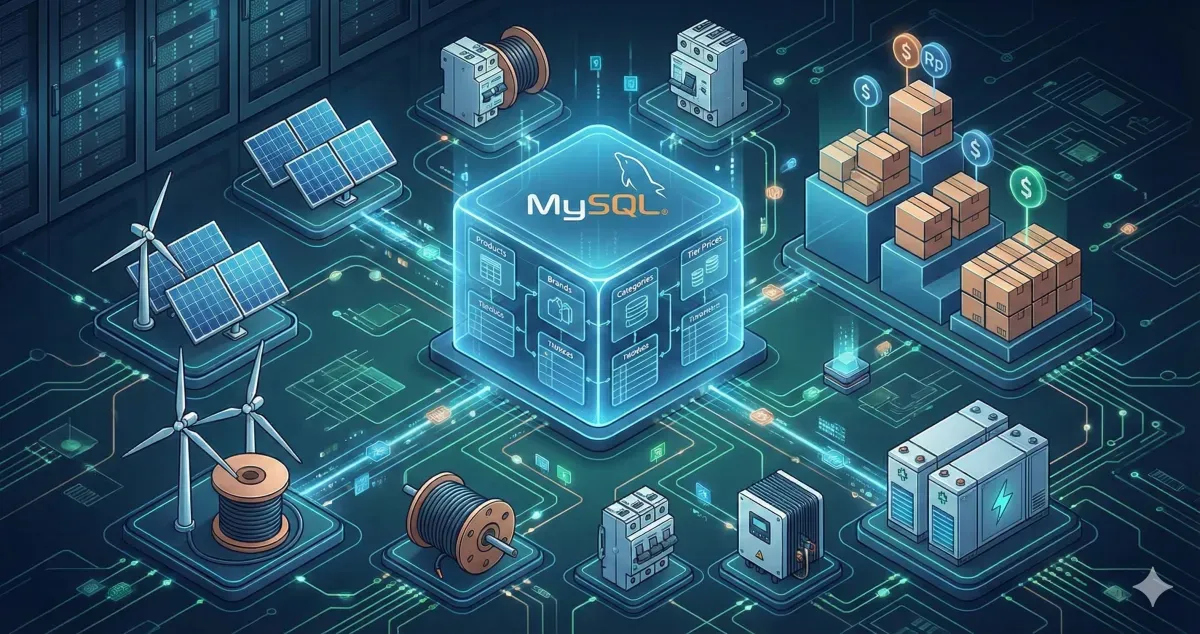 Designing a MySQL Database for B2B Energy Products