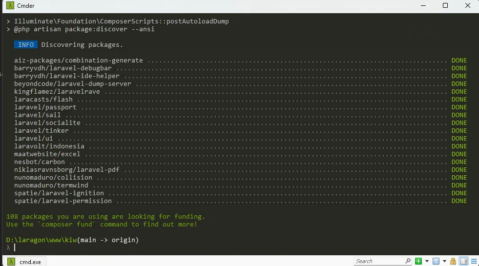 Successful installation