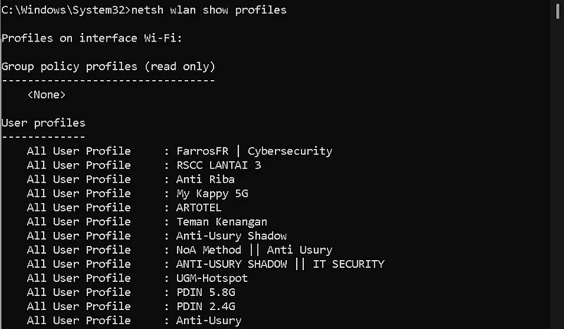 Easily Reveal Your Wi-Fi Password in Windows with CMD