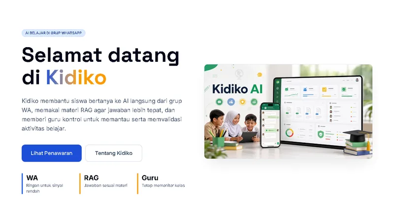 Kidiko website screenshot